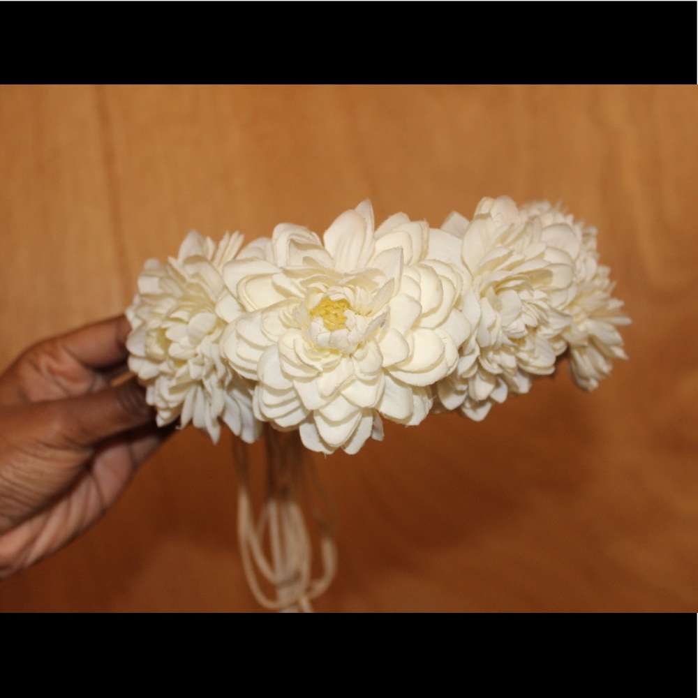 HANDMADE SILK FLOWER CROWN